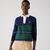 Lacoste Men’s Contrast Neck And Stripes Rugby SweaterRenkli