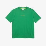 Lacoste Unisex LIVE Loose Fit Golden Embroidery Cotton T-shirt