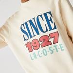 Lacoste L!VE Unisex Print Cotton Fleece Sweatshirt