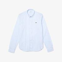 Lacoste męska koszula z bawełny klasy premium Slim FitHBP