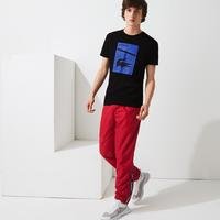 Lacoste męski T-shirt Lacoste SPORT oddychający z nadrukiem 3D031