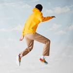 Lacoste X Polaroid Unisex Kapüşonlu Sarı Sweatshirt