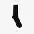 Lacoste Unisex Long Black Socks06S