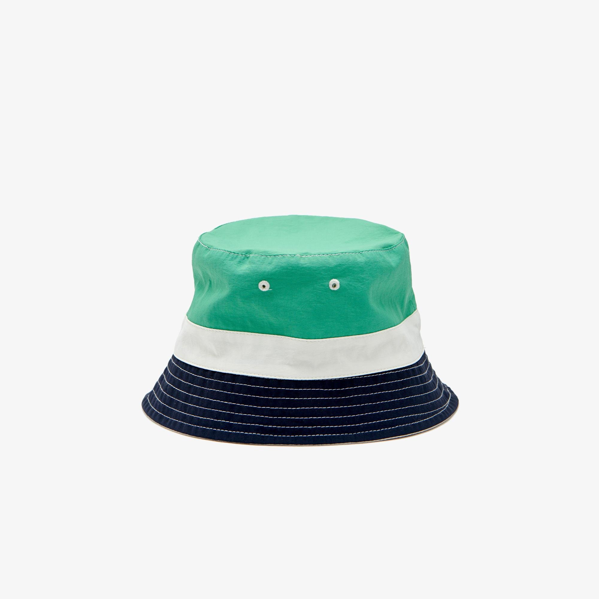Lacoste pánský lehký oboustranný klobouk s barevnými bloky