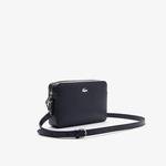 Lacoste Women’s Chantaco Detachable-Strap Premium Piqué Leather Bag