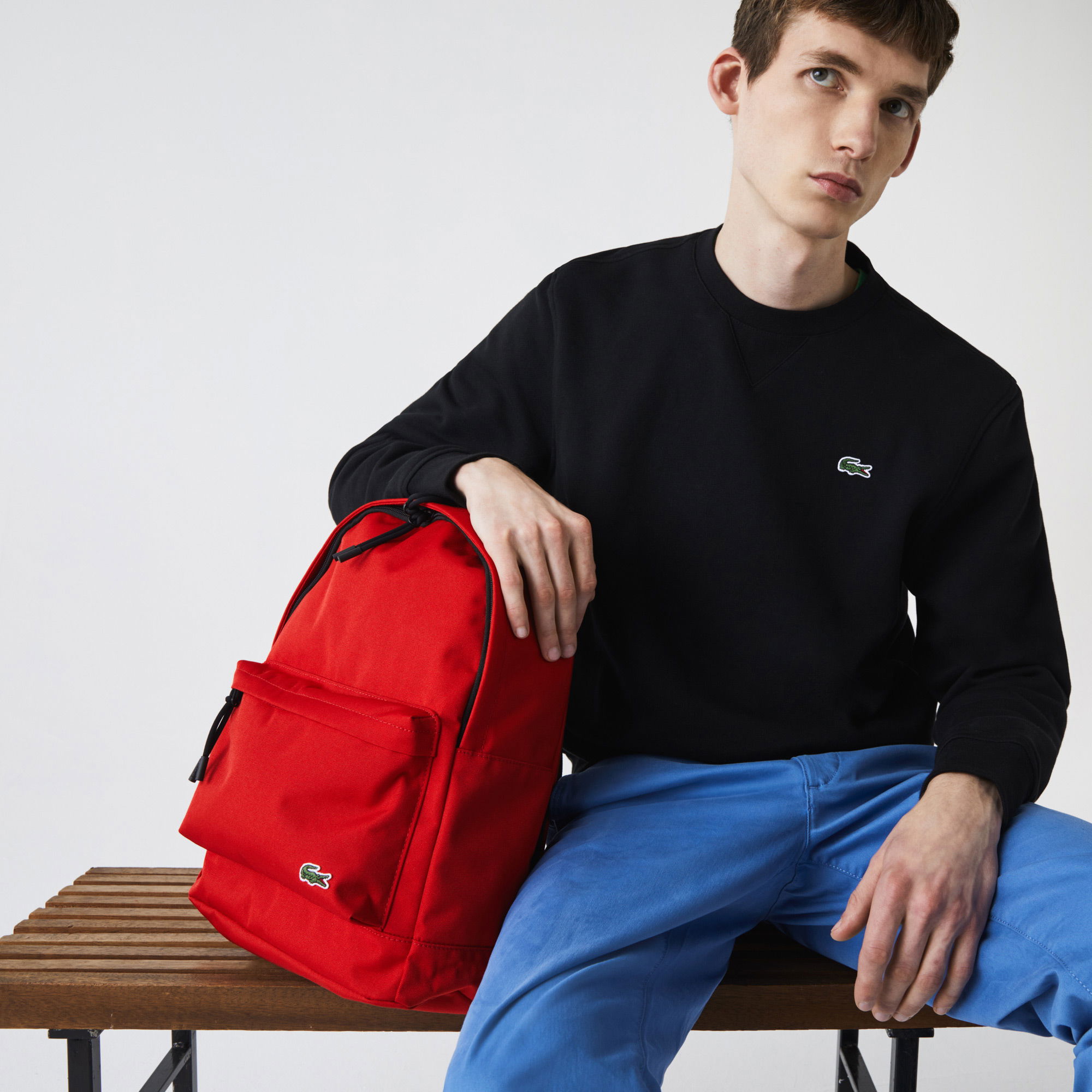 Lacoste hotsell backpack red