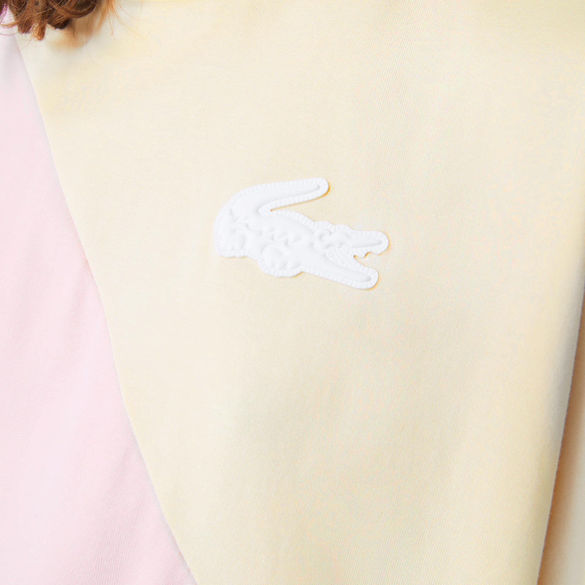 Lacoste LIVE Women’s Loose Bicolour Cotton T-shirt