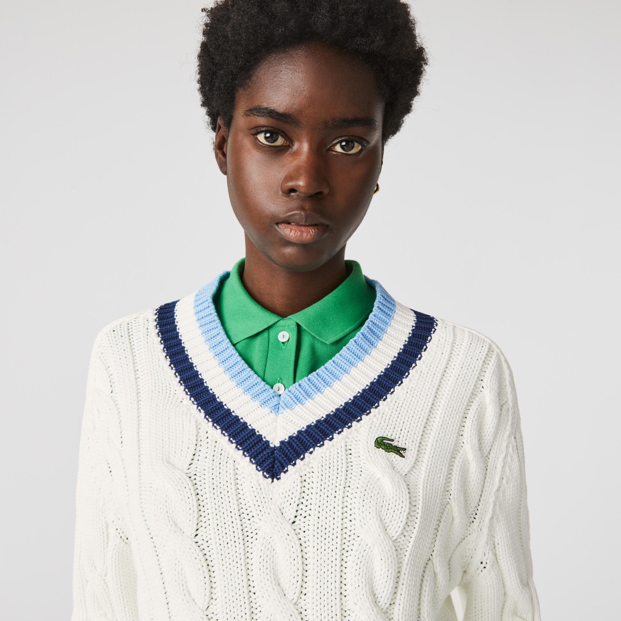 Lacoste светр унісекс з V-вирізом