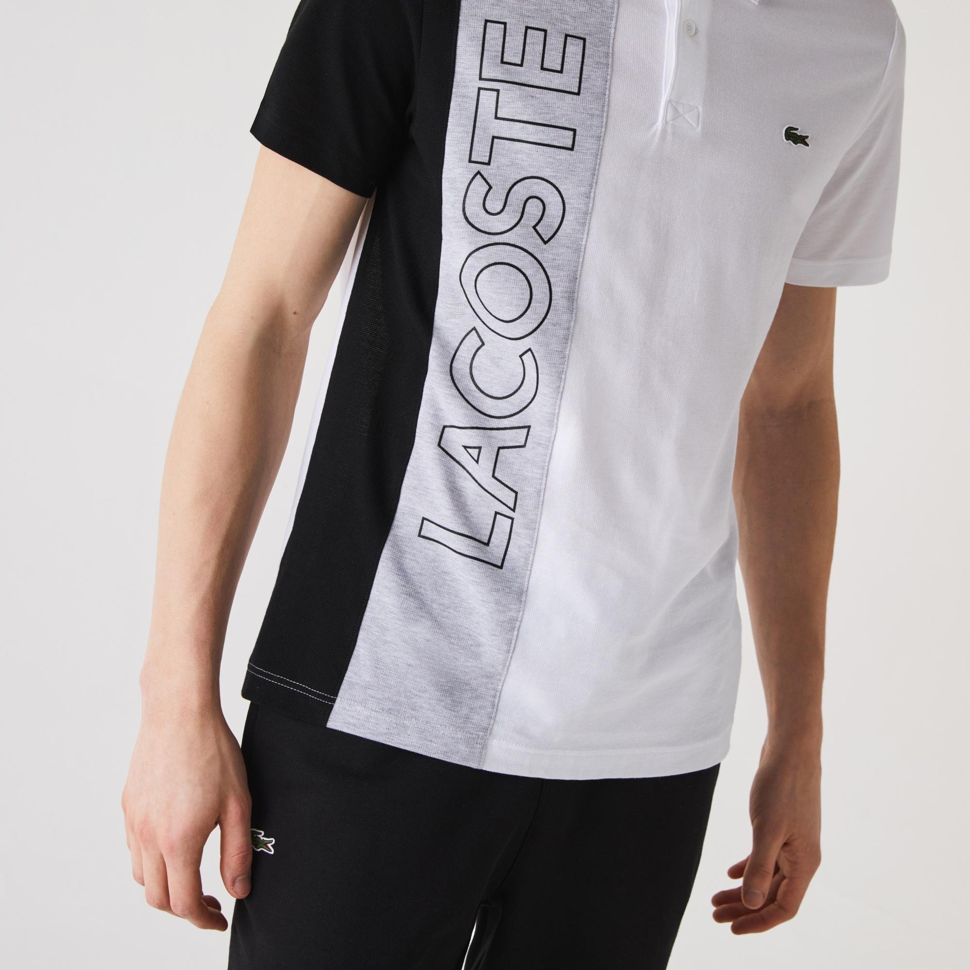 Lacoste Men’s Regular Fit Colourblock Ultra-Lightweight Knit Polo Shirt