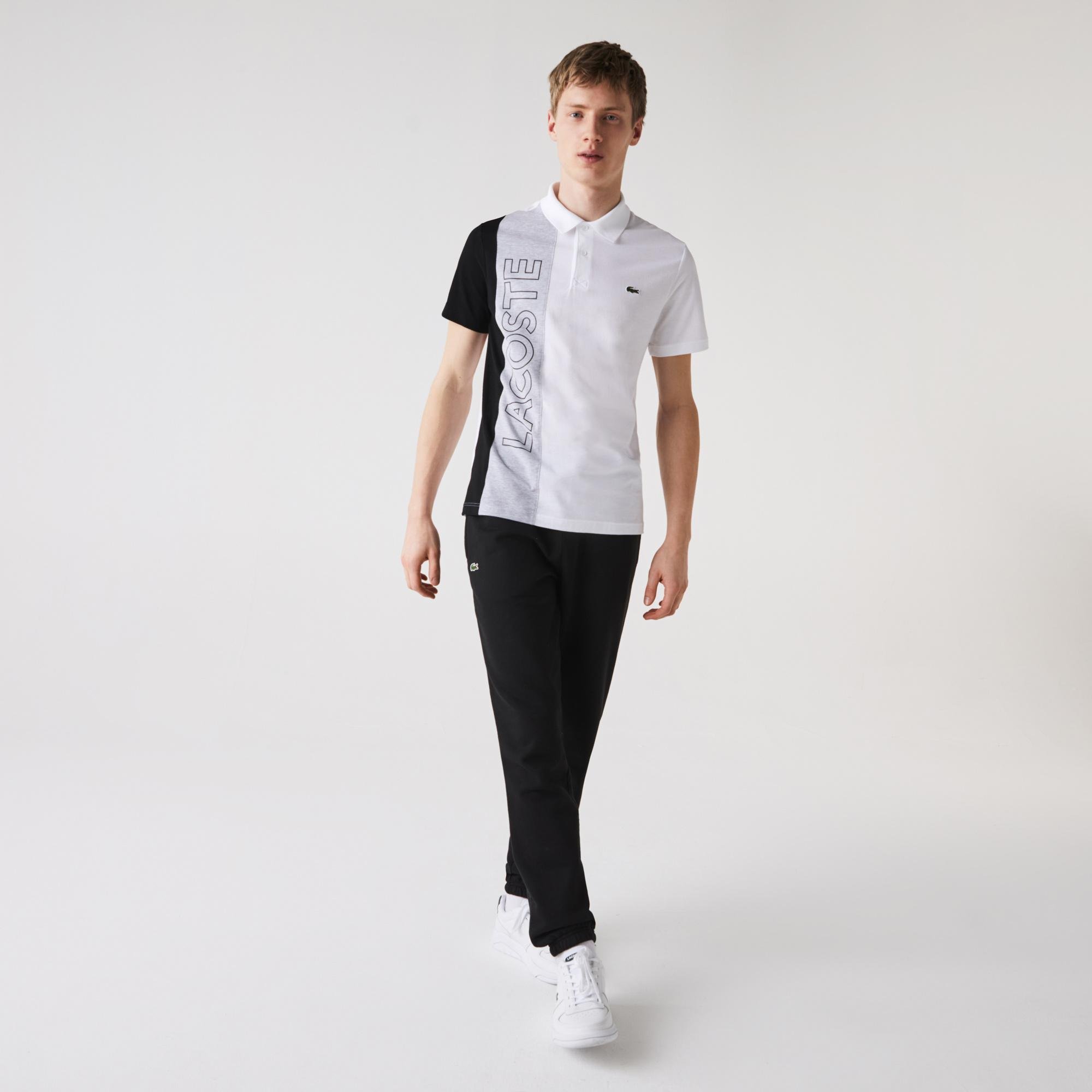 Lacoste Men’s Regular Fit Colourblock Ultra-Lightweight Knit Polo Shirt