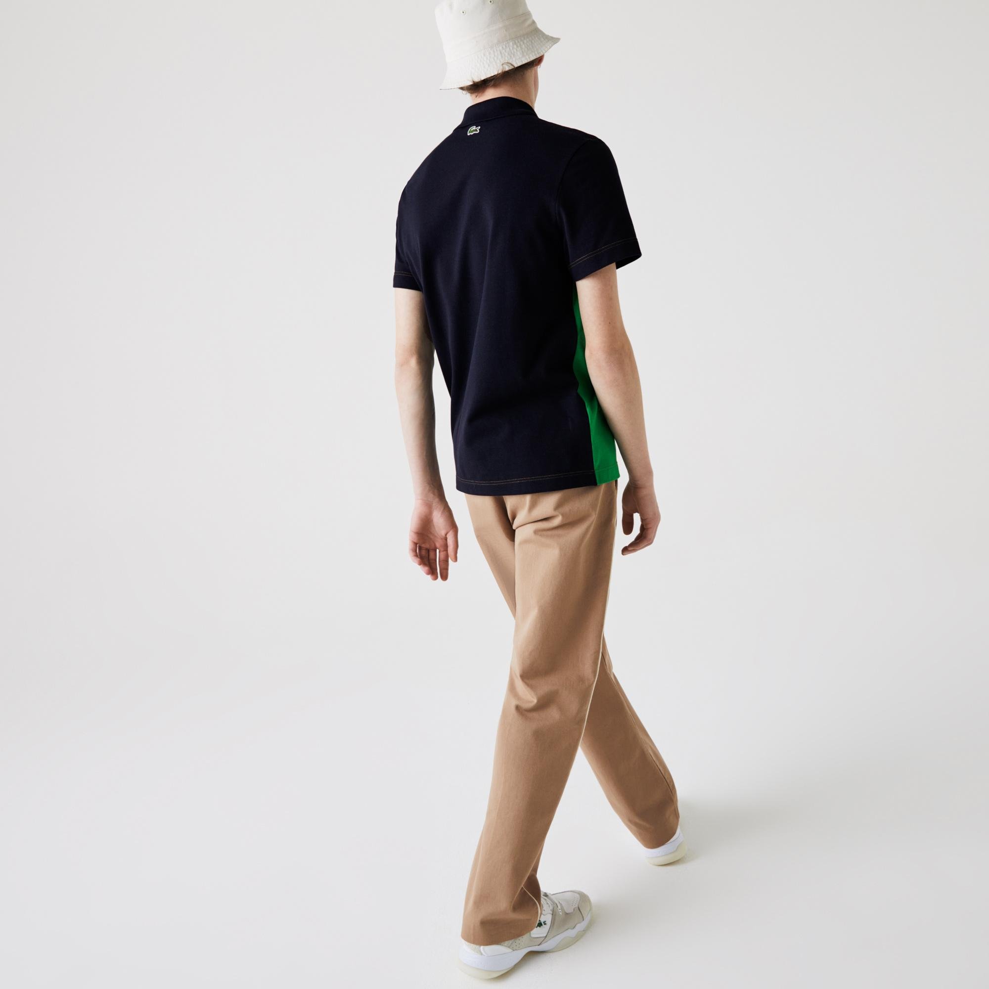 Lacoste férfi regular fit kontrasztos pamut piké pólóing