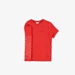 Lacoste Kids Crew Neck Printed Embroidered T-Shirt