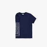 Lacoste Kids Crew Neck Printed Embroidered T-Shirt
