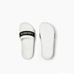 Lacoste Women's Croco Synthetic and Textile Slides
