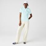 Lacoste women shirt polo Slim Fit from cotton  striped