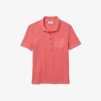 Lacoste women shirt polo Slim Fit from cotton  stripedL2J