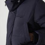 Lacoste Men's Detachable Hood Long Puffer Coat
