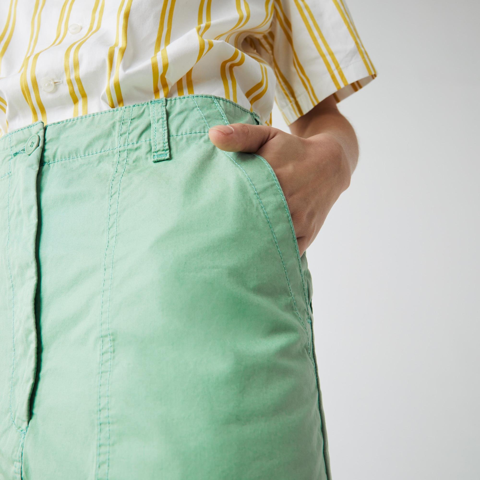 Lacoste Women’s Short Lightweight Cotton Pocket Skirt