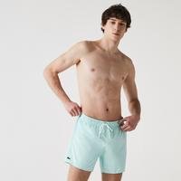 Lacoste męskie szorty kąpielowe z lekkiego materiału z technologią quick dry2L0