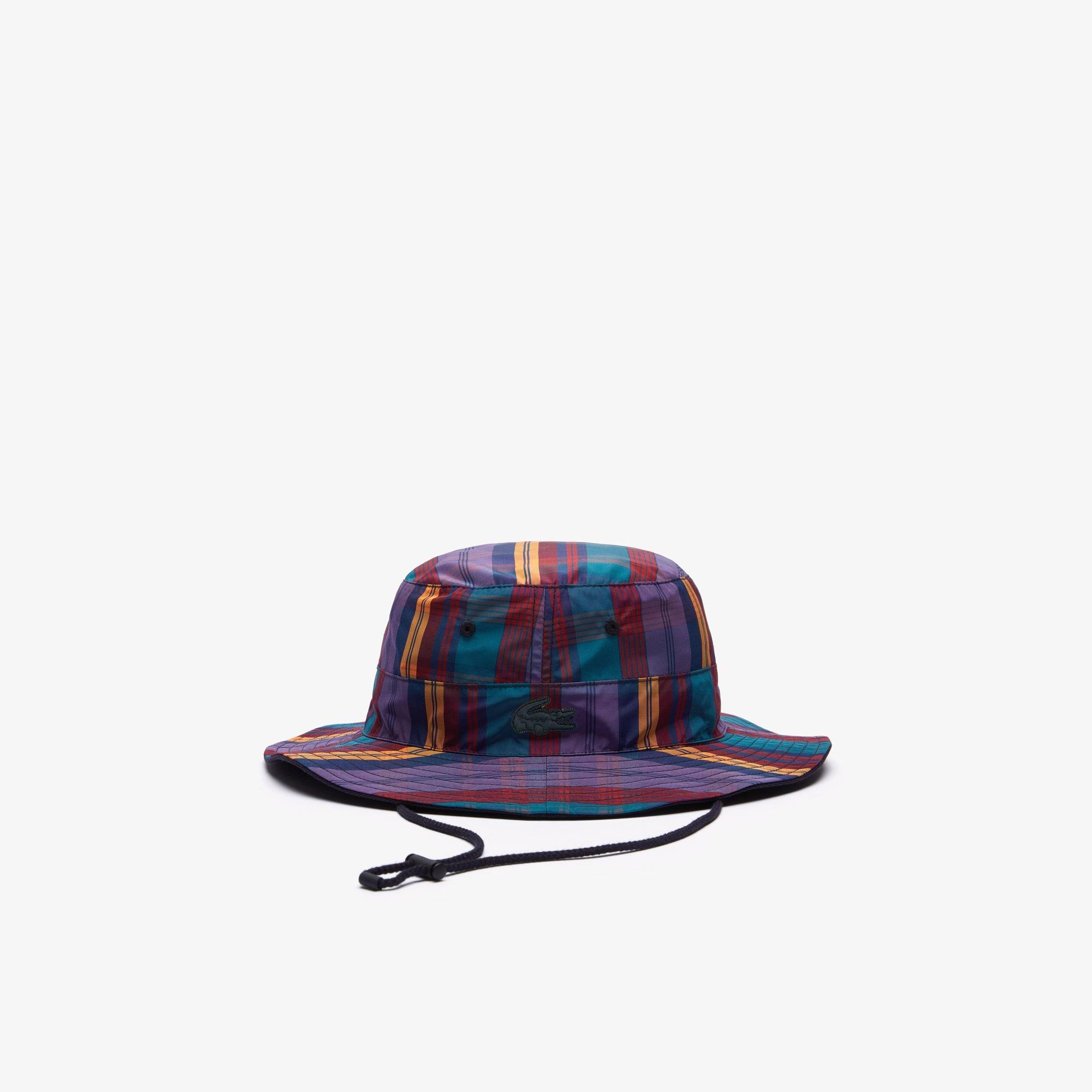 Lacoste Unisex LIVE Check Bucket Hat