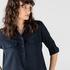 Lacoste women woven Shirt with long sleevesLacivert