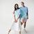 Lacoste Unisex LIVE Loose Fit Colourblock Cotton Piqué Polo ShirtMavi