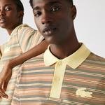 Lacoste Unisex LIVE Loose Fit Striped Cotton Polo Shirt