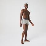 Lacoste Pack Of 3 Iconic Boxer Briefs With Three-Tone Waistband