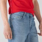 Lacoste  Pánske bermudy Slim Fit s džínsovou bavlnou