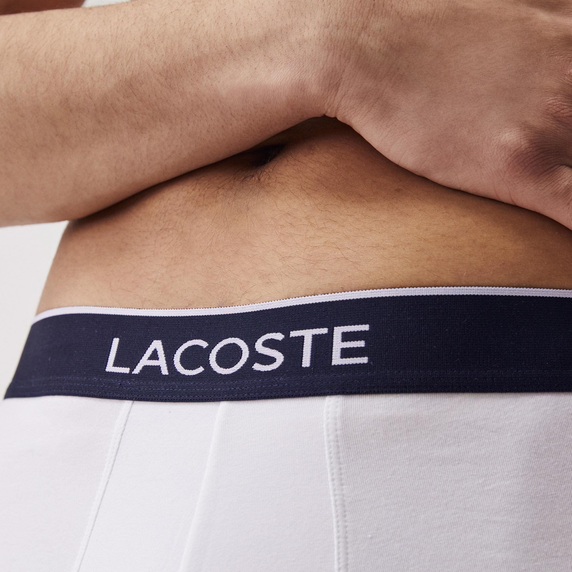 Lacoste Pack Of 3 Casual Signature Boxer Briefs