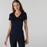 Lacoste футболка жіноча з V-вирізом166