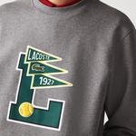 Lacoste Men's sweatshirt fleece cotton with a zipper