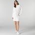 Lacoste Kadın Loose Fit Uzun Kollu Kapüşonlu Beyaz Elbise01B