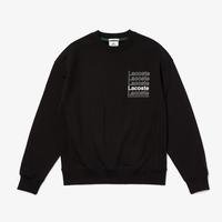 Lacoste Men's L!VE Loose Fit Crew Neck Print Fleece Sweatshirt031