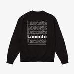 Lacoste L!VE Men's sweatshirt polar Loose Fit with round neckline