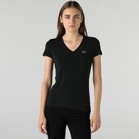 Lacoste футболка жіноча з V-вирізом031
