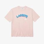 Lacoste L!ve koszulka unisex o luźnym kroju z okrągłym dekoltem