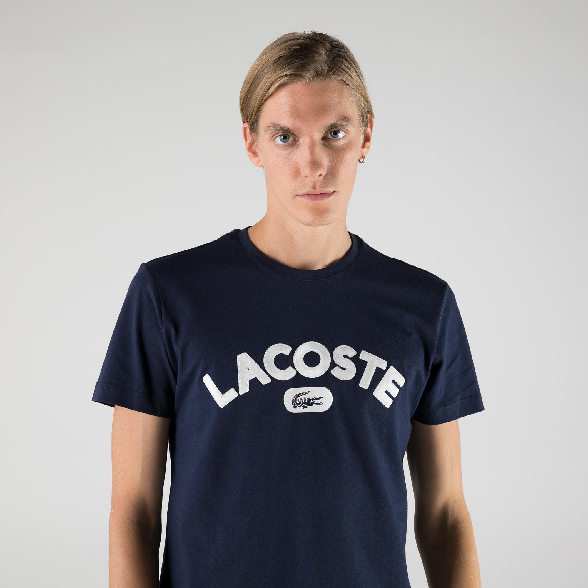 Lacoste Men’s Print Logo Premium Cotton T-shirt