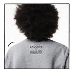 Lacoste x Peanuts  mikina unisex vyrobené z organické bavlny s kulatým výstřihem
