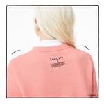 Lacoste x Peanuts women hoodie from organic cotton with round neckline,