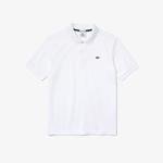 Lacoste L!VE Unisex Relaxed Fit Beyaz Polo