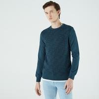 Lacoste Men's Regular Fit Crew-Neck Patterned Sweater52L