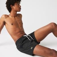 Lacoste męskie szorty kąpielowe z lekkiego materiału z technologią quick dryDY4