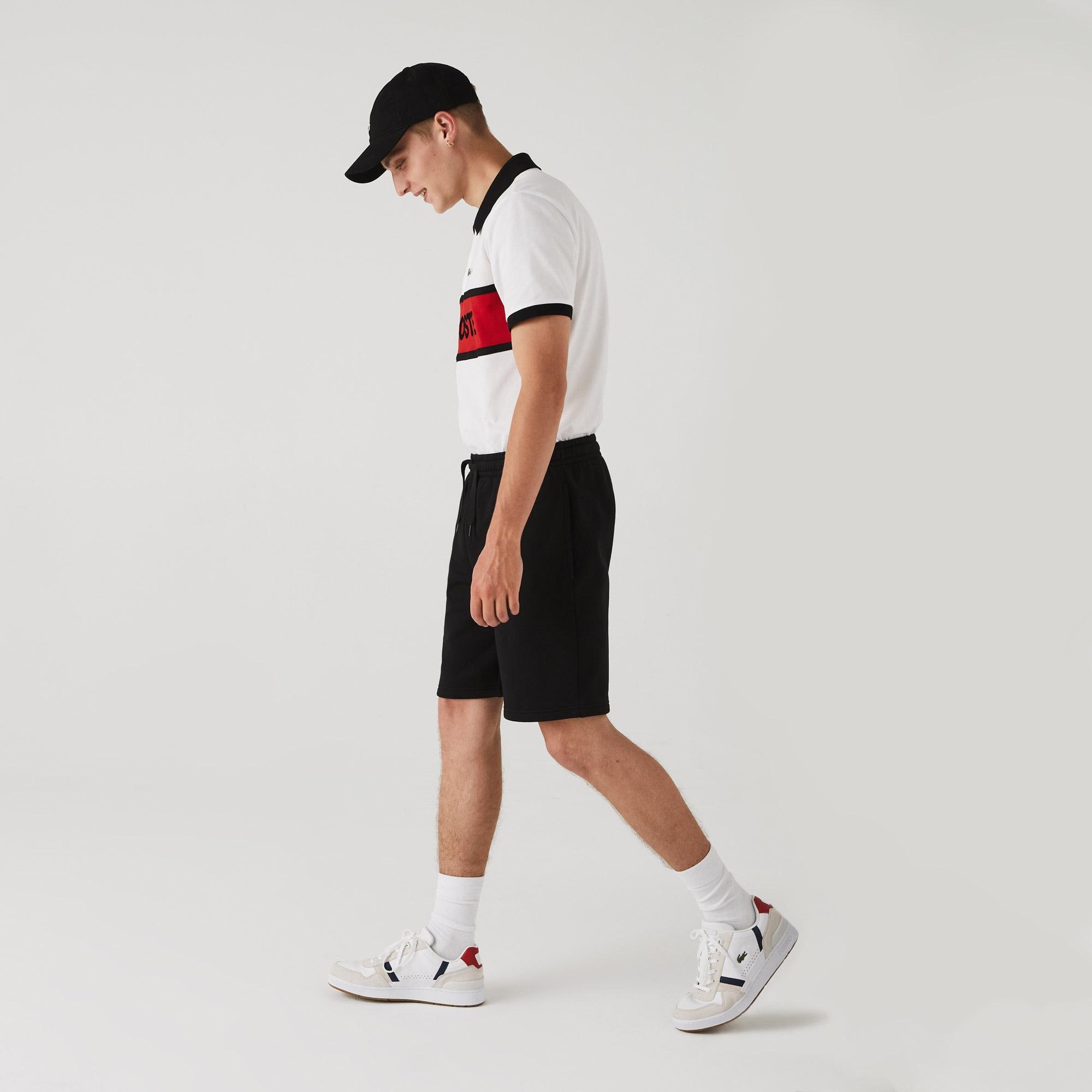 Lacoste  Pánske športové šortky z fleece na tenis