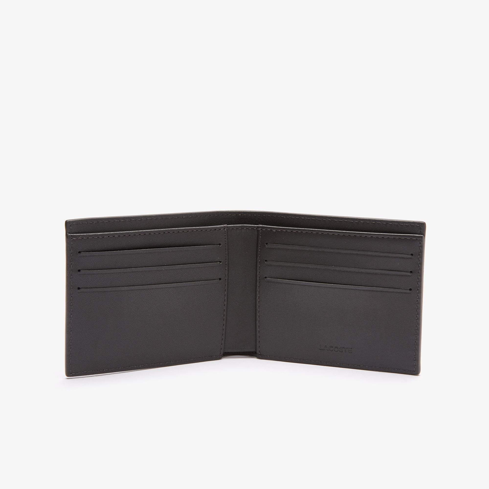 Lacoste Fitzgerald Dárkový balíček pro muže hladká kožená peněženka a kroužek na klíče