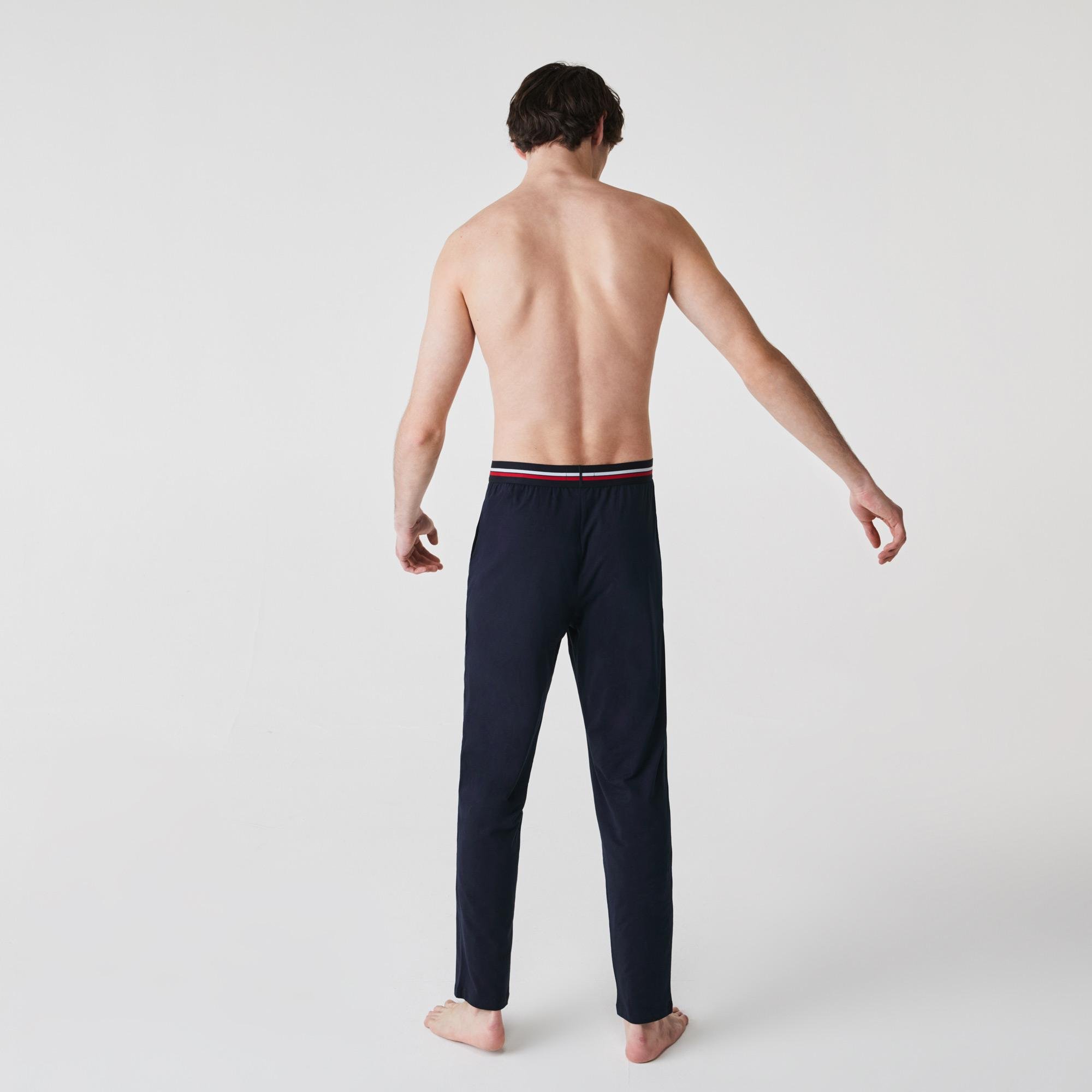 Lacoste Jersey pizsama nadrág háromszínű derékpánttal