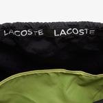 Lacoste  Unisex Nylonový skladací batoh s nápismi na popruhoch