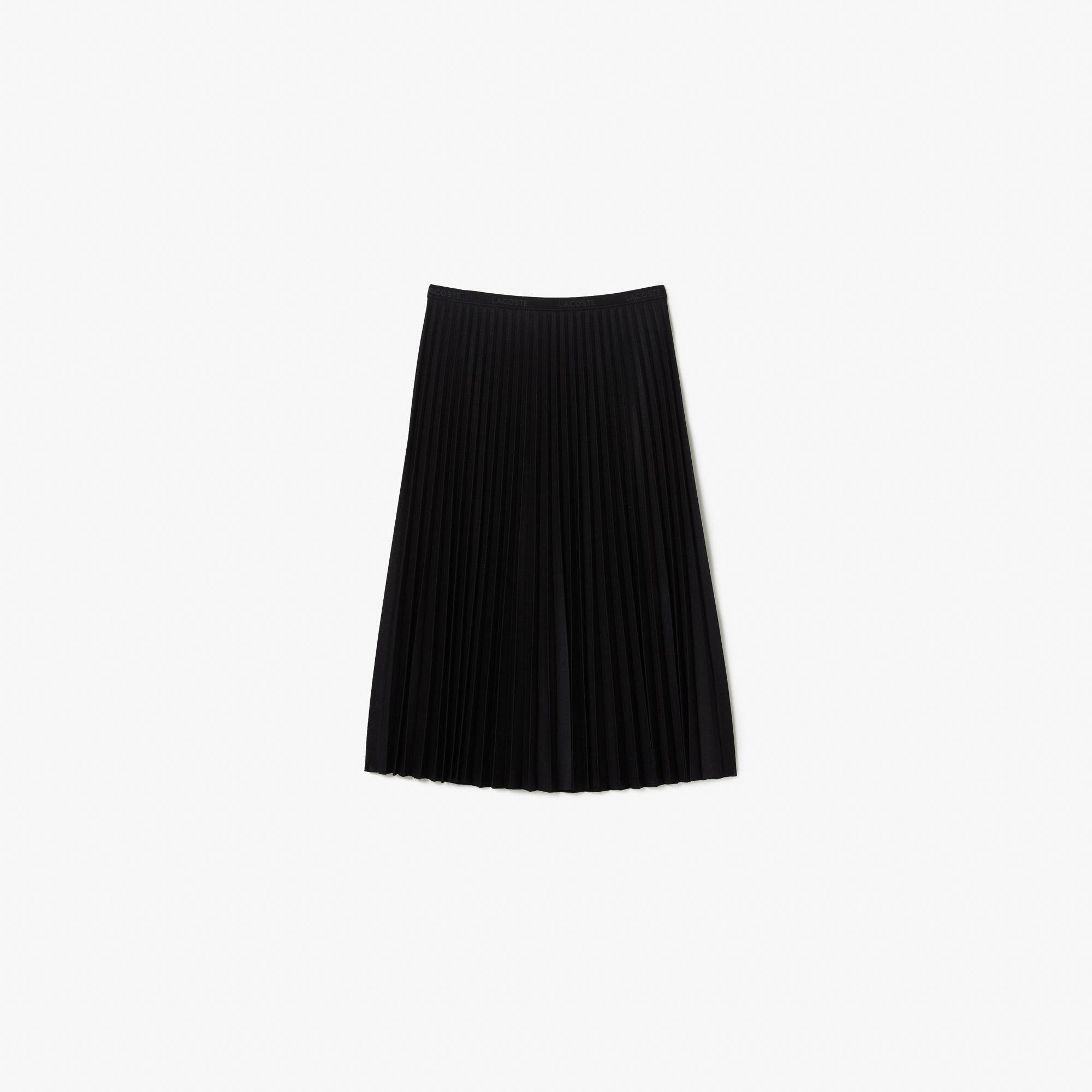 Lacoste Women’s Elasticized Waist Flowing Pleated Skirt