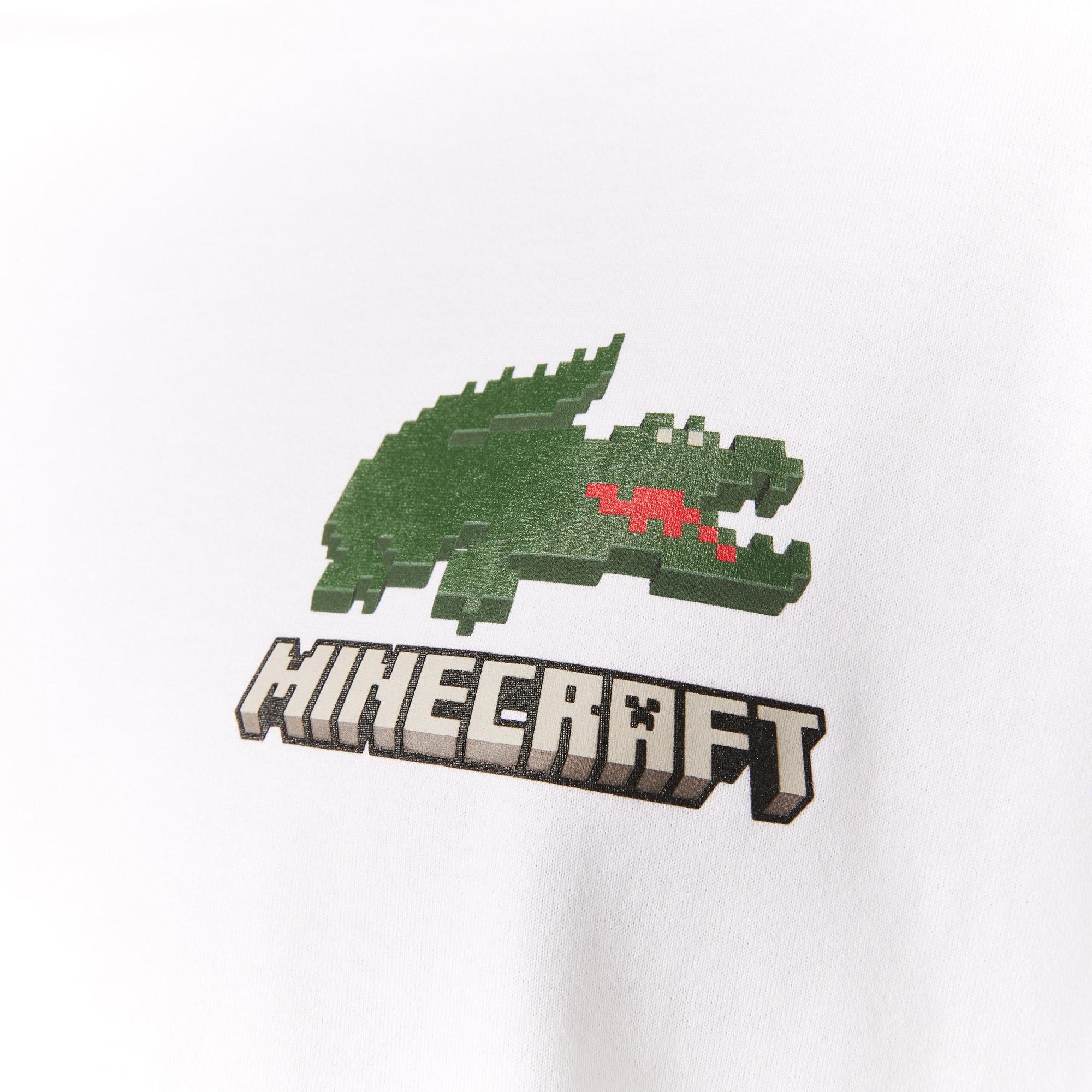 Lacoste Unisex  x Minecraft organikus pamut trikó
