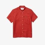 Lacoste Men's Shirt Linen Regular Fit
